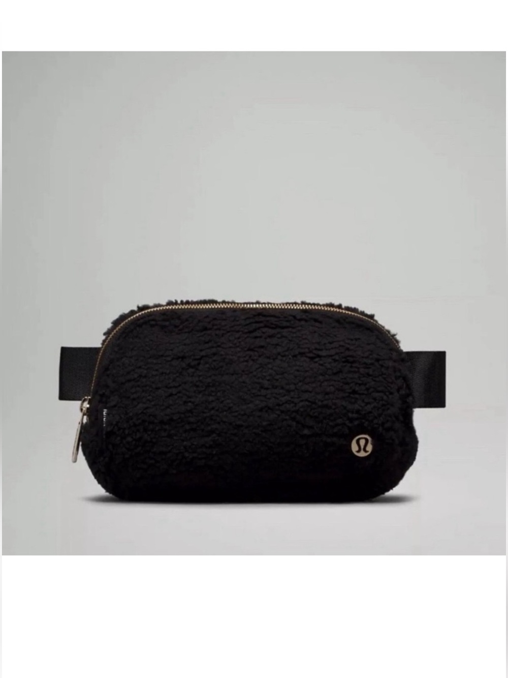 lululemon athletica everywhere, belt bag, fleece edition gold accents o/s